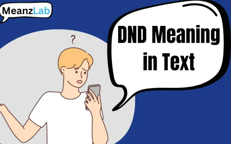 DND Meaning in Text