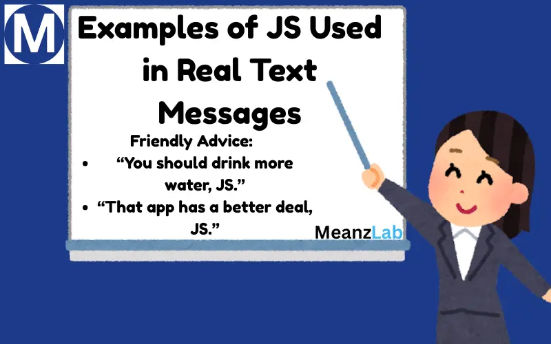 JS Meaning in Text