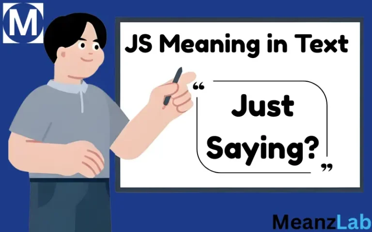 JS Meaning in Text