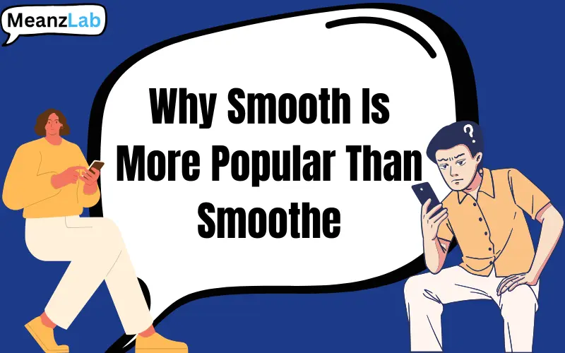 Smooth vs Smoothe