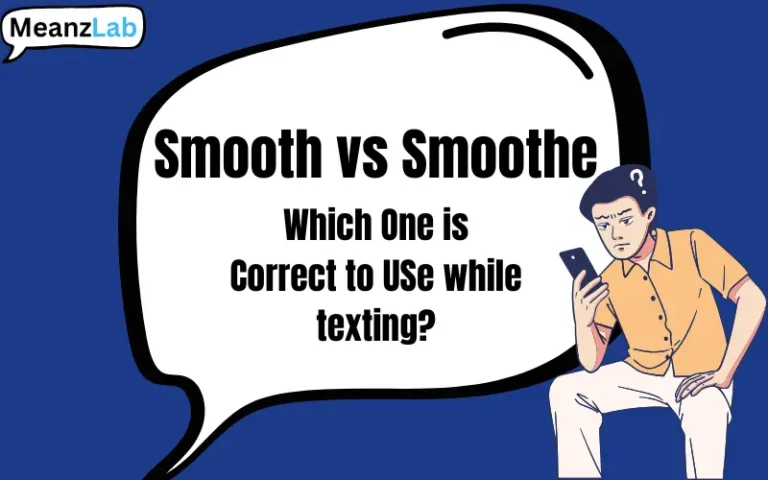 Smooth vs Smoothe