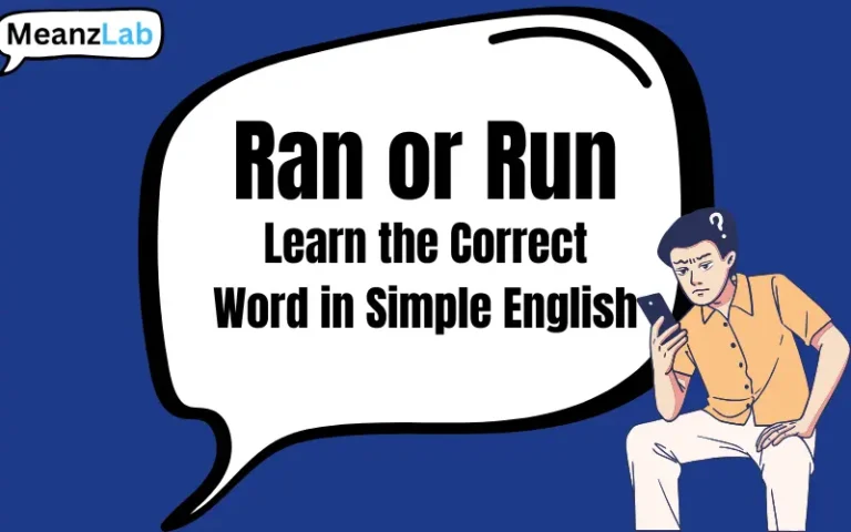 Ran or Run