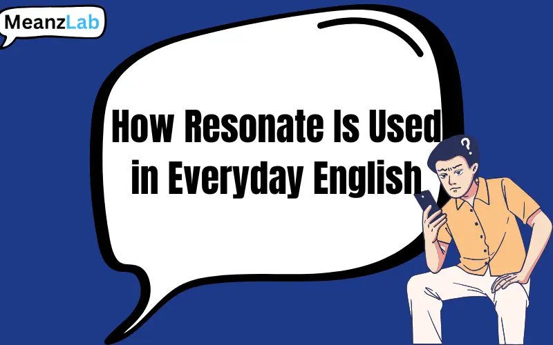 resignate or resonate