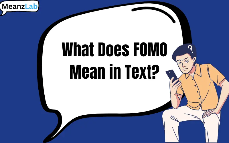 fomo meaning in text