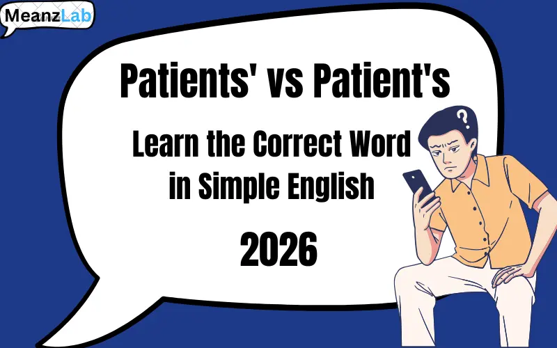 Patients' vs Patient's