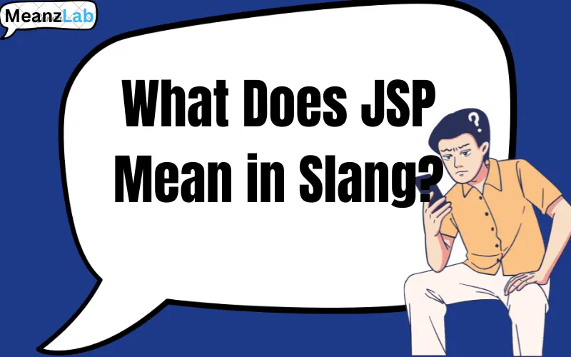 jsp meaning in text