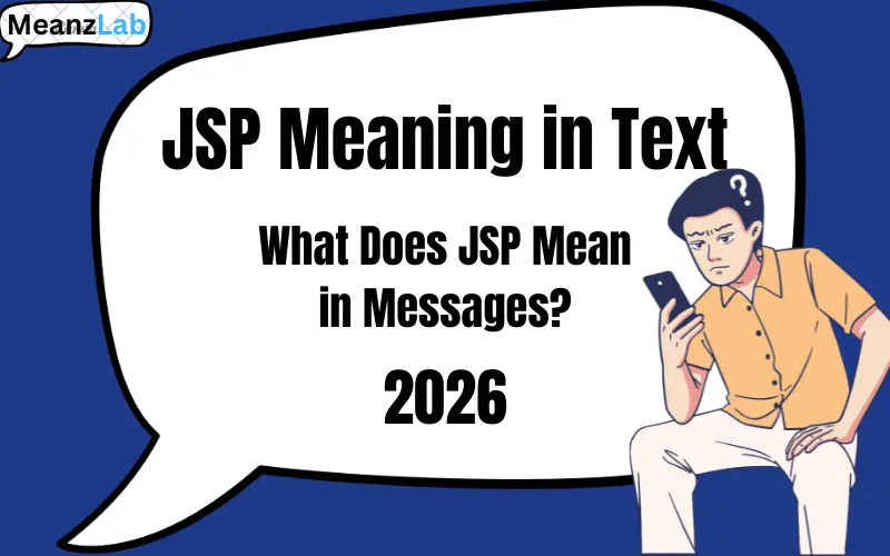 jsp meaning in text