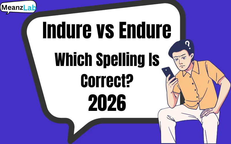 Indure vs Endure