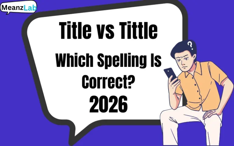 Title vs Tittle
