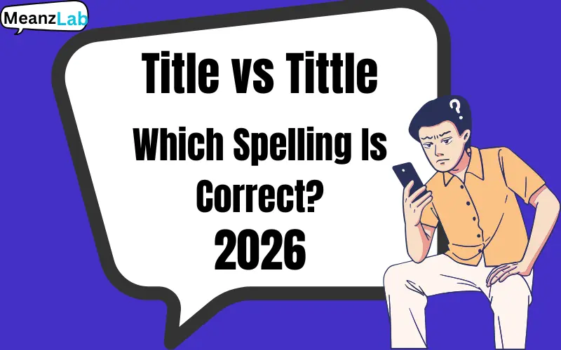 Title vs Tittle