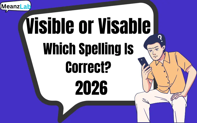 Visible or Visable
