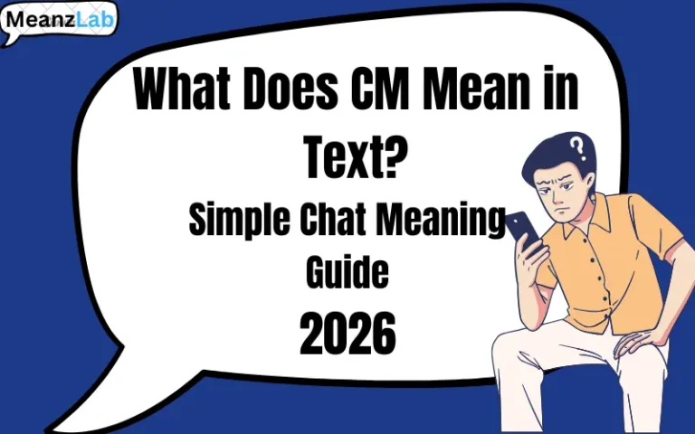 what does cm mean in text
