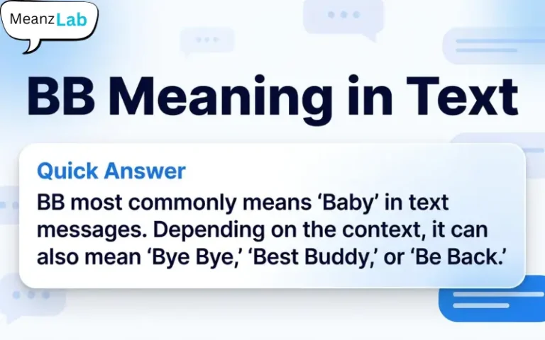 BB Meaning in Text
