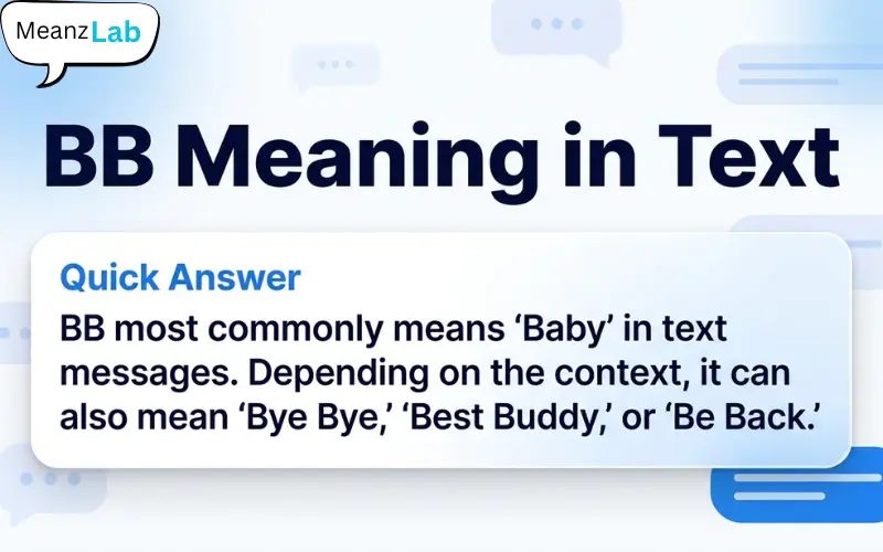BB Meaning in Text