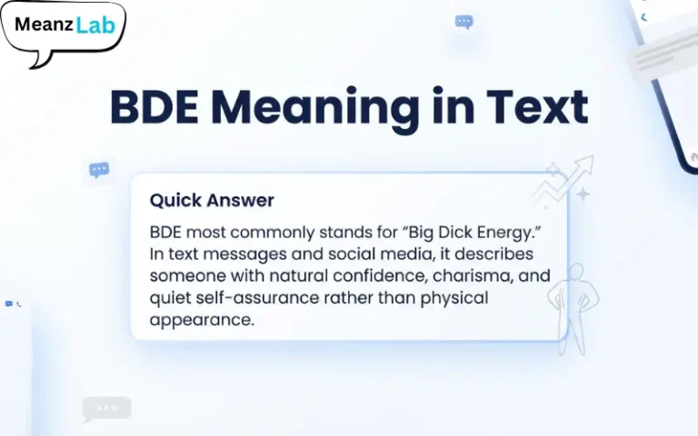 BDE Meaning in Text