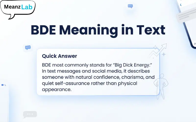 BDE Meaning in Text