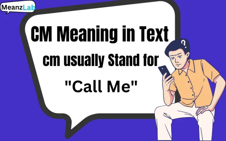 CM Meaning in Text