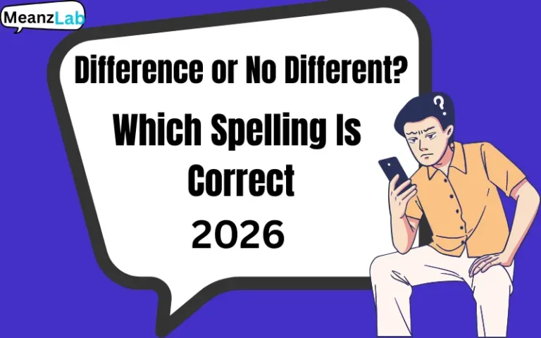 No Difference or No Different