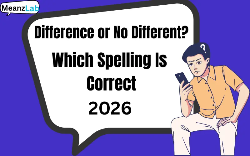 No Difference or No Different