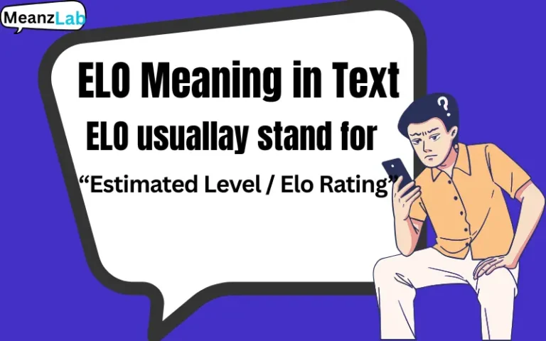 ELO Meaning in Text