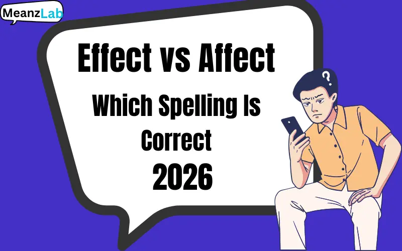 Effect vs Affect