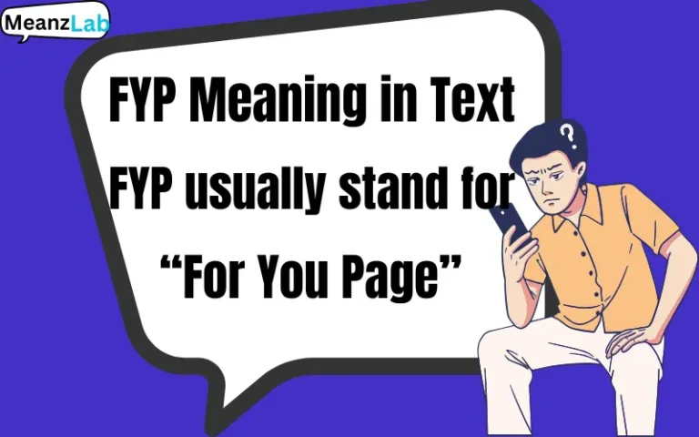 FYP Meaning in Text