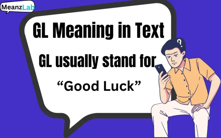 GL Meaning in Text