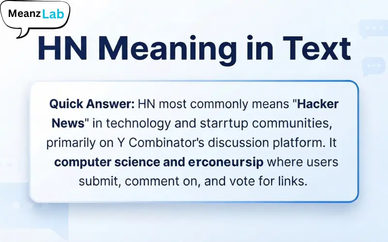 HN Meaning in Text