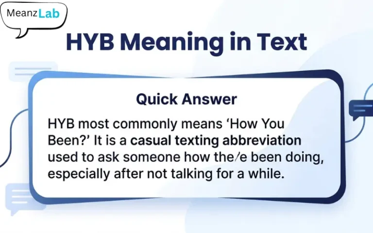 HYB Meaning in Text