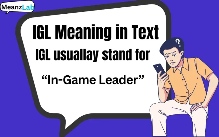 IGL Meaning in Text