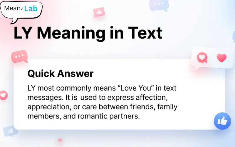 LY Meaning in Text