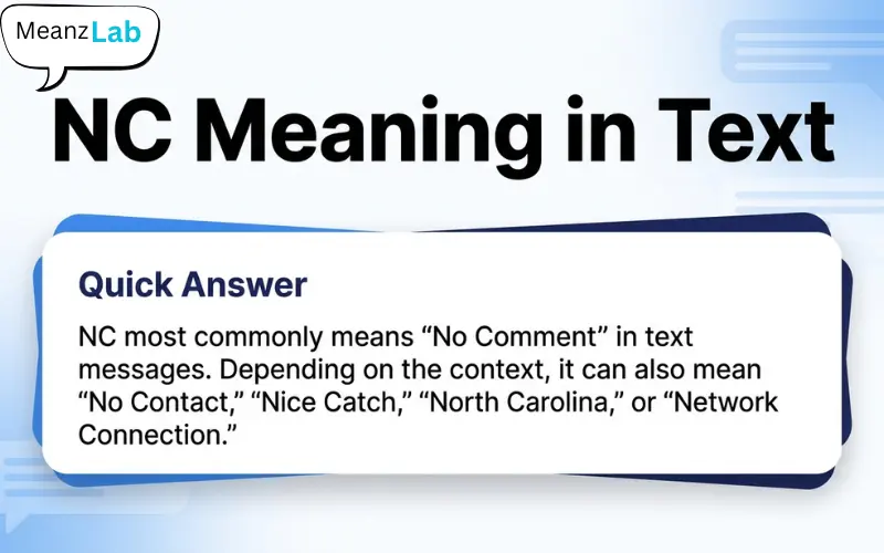 NC Meaning in Text