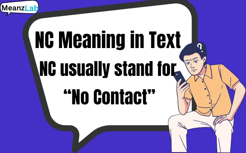 NC meaning in text