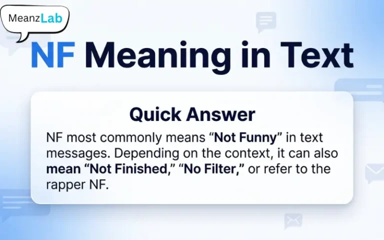 NF Meaning in Text