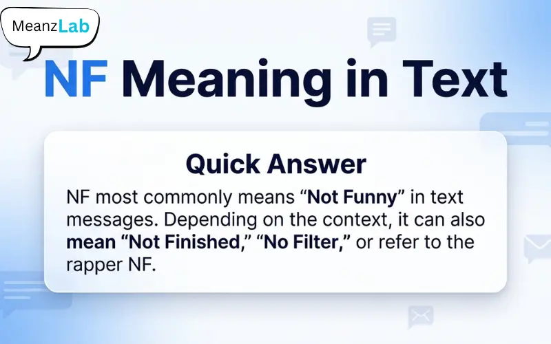NF Meaning in Text