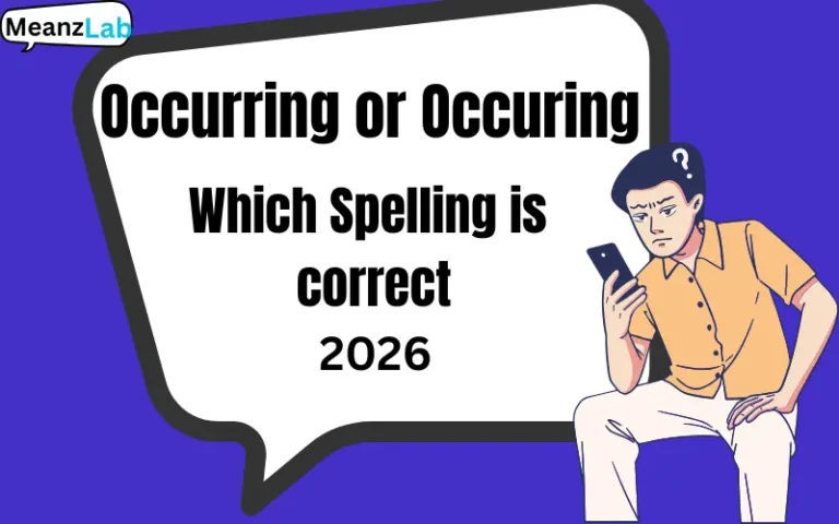 Occurring or Occuring