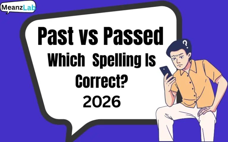 Past vs Passed