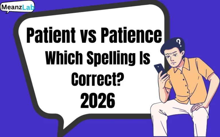 Patient vs Patience