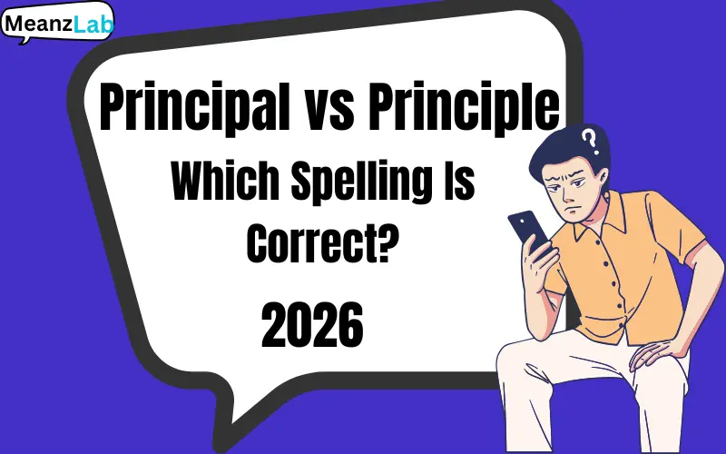 Principal vs Principle