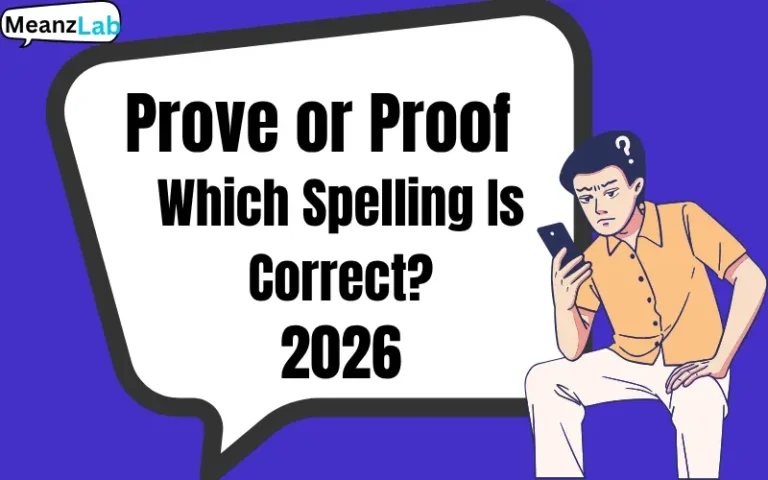 Prove or Proof