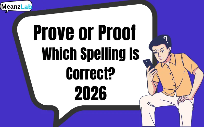 Prove or Proof