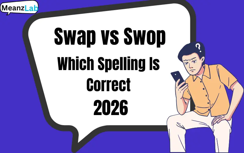 Swap vs Swop