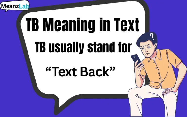 TB Meaning in Text
