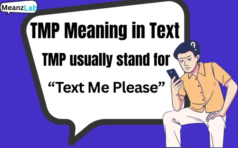 TMP Meaning in Text