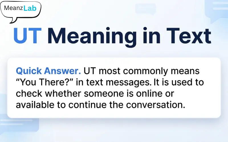 UT Meaning in Text