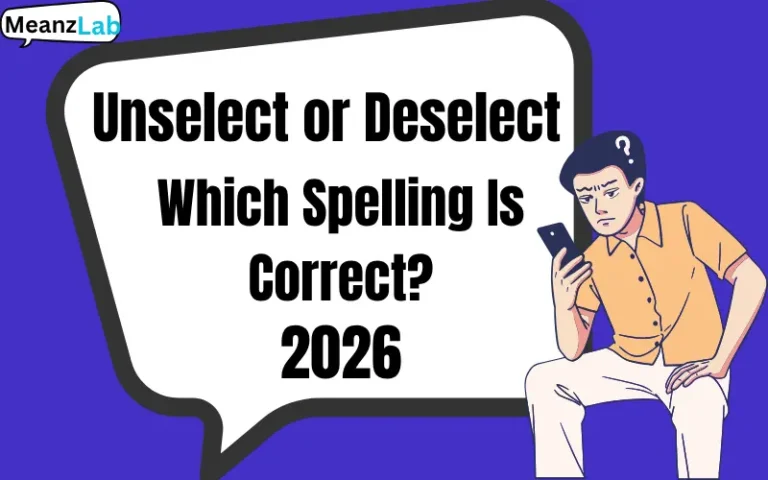 Unselect or Deselect