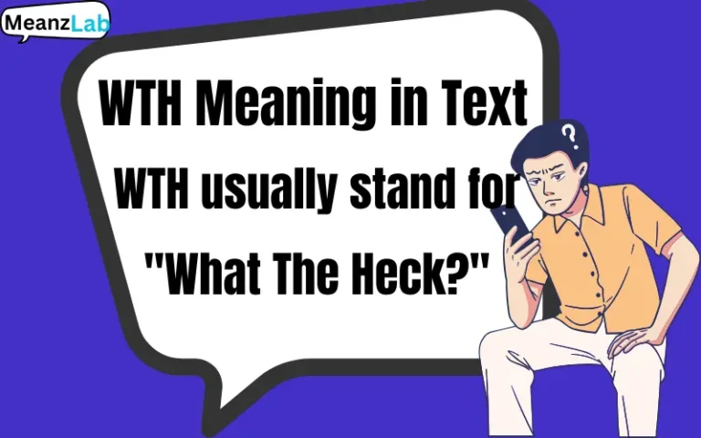 WTH Meaning in Text