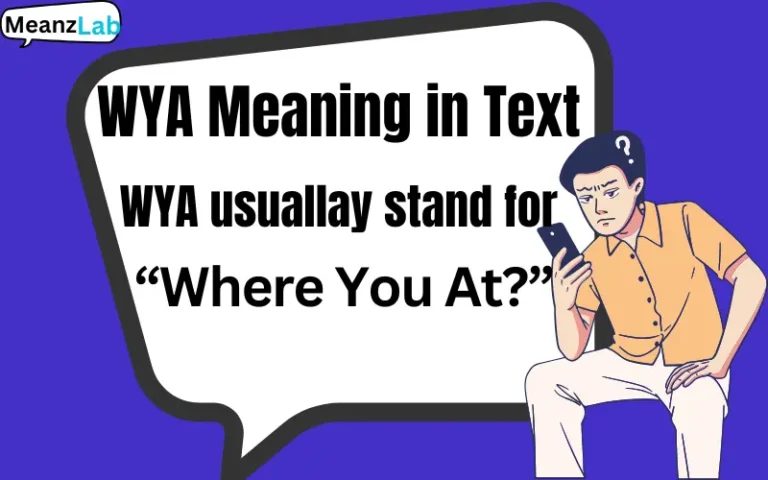 WYA Meaning in Text