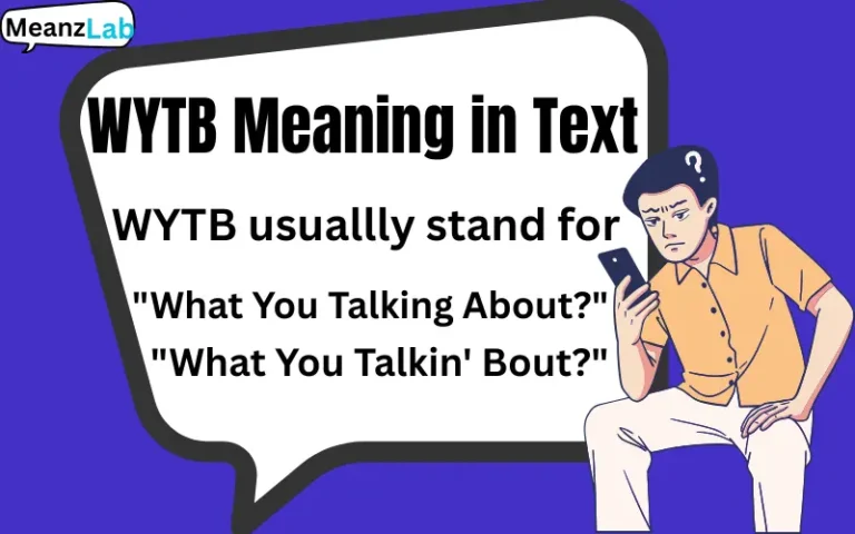 WYTB Meaning in Text