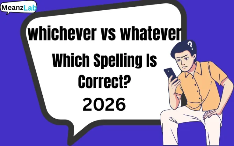 Whichever vs Whatever